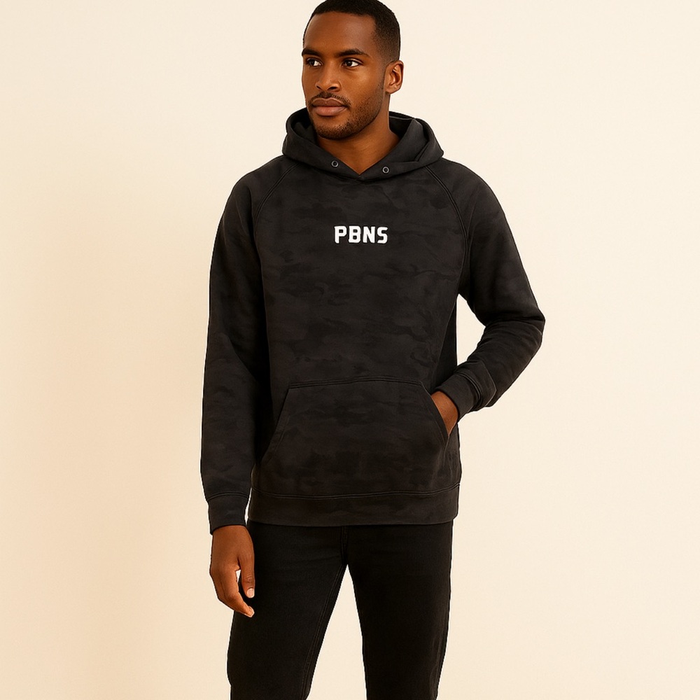 Alphalete PBNS Hoodie Black Camo‎ Large